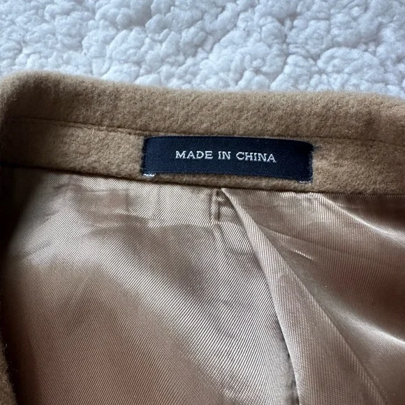 Ralph Lauren Men Blazer Jacket Beige %100 Camel Hair from Italy Size 46R